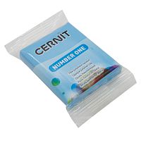 Глина полимерная запекаемая "Cernit №1", 56-62 гр. (214 небесно-голубой)