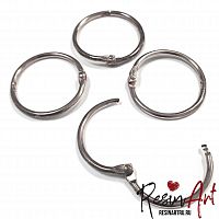 Разделительные кольца №13 для тетради (30 мм) - Серебро