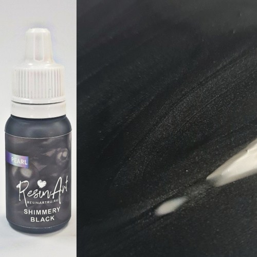 shimmery black