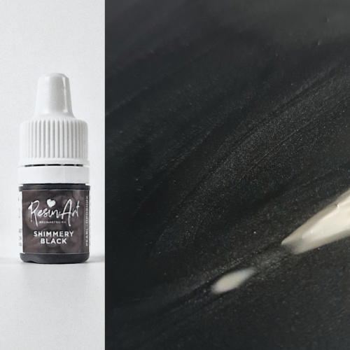shimmery black