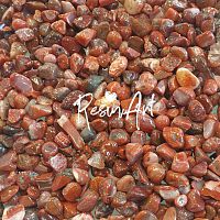 Камень - Сердолик красный 10-15 мм (100 гр)
