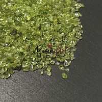 Камень - Хризолит  2-4 мм (100 гр)